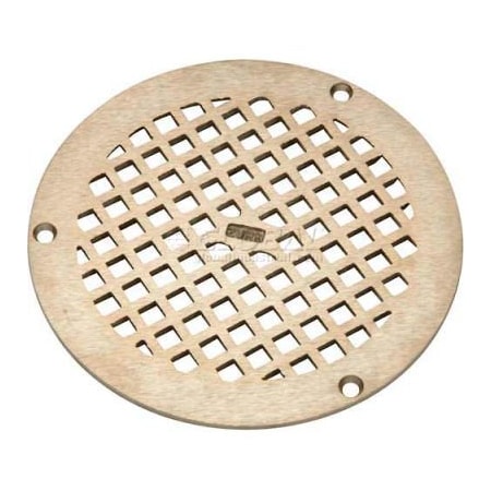 Zurn Zurn 8" Dia. Round Floor Drain W/Screws, Nickel PN400-8B-STR-W/SCR